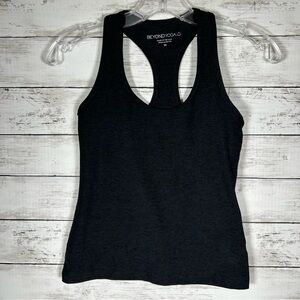 Beyond Yoga Spacedye Step Up Racerback Tank Charcoal Grey Size XS